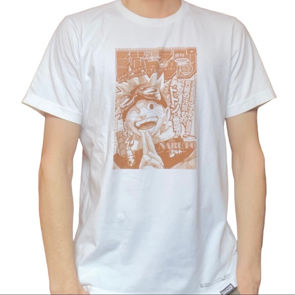 Uniqlo X Shonen Jump Naruto White Tee - Picture 1 of 7